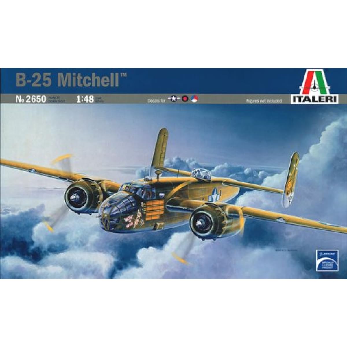 TAMIYA Italeri 2650 1/48 Lockheed North American B-25 C/D Mitchell Plastic Model