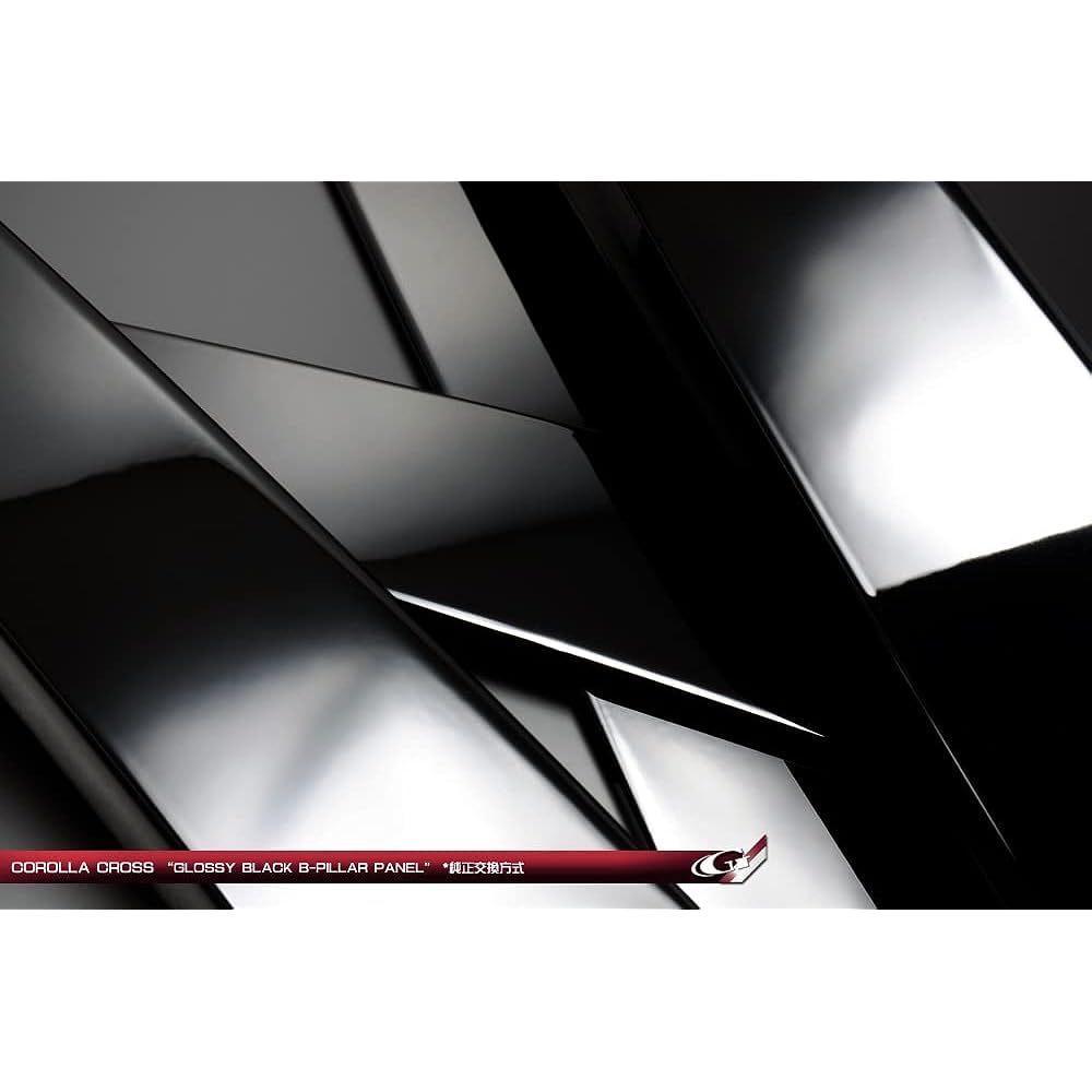Grazio&Co. Corolla Cross Glossy Black B Pillar Panel SET 4PC