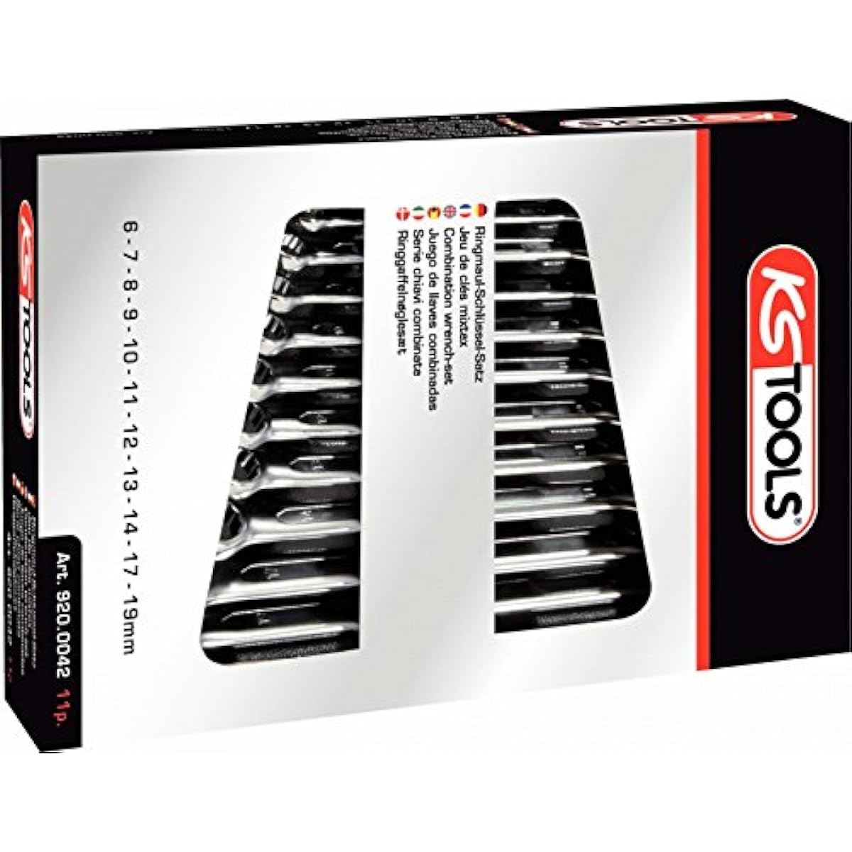 KS TOOLS Offset ULTIMATEplus Combination Spanner Set 12 pcs ULTIMATEplus Combination spanner set offset12 pcs 920.0049