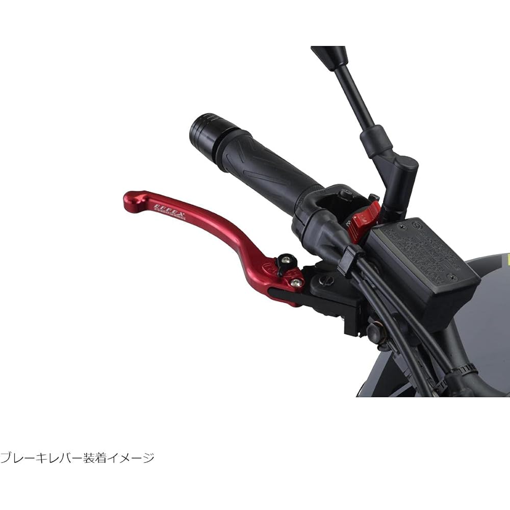 EFFEX Smooth Fit Lever Red TRACER9 GT/MT-09 Brake/Clutch Lever Set EAL038R