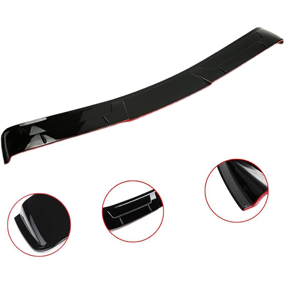 Meyffon Roof Wing Spoiler 2018-2020 CAMRY LE SE XLE XSE Wind Wing Wing Spoiler Gloss Black Red Red line