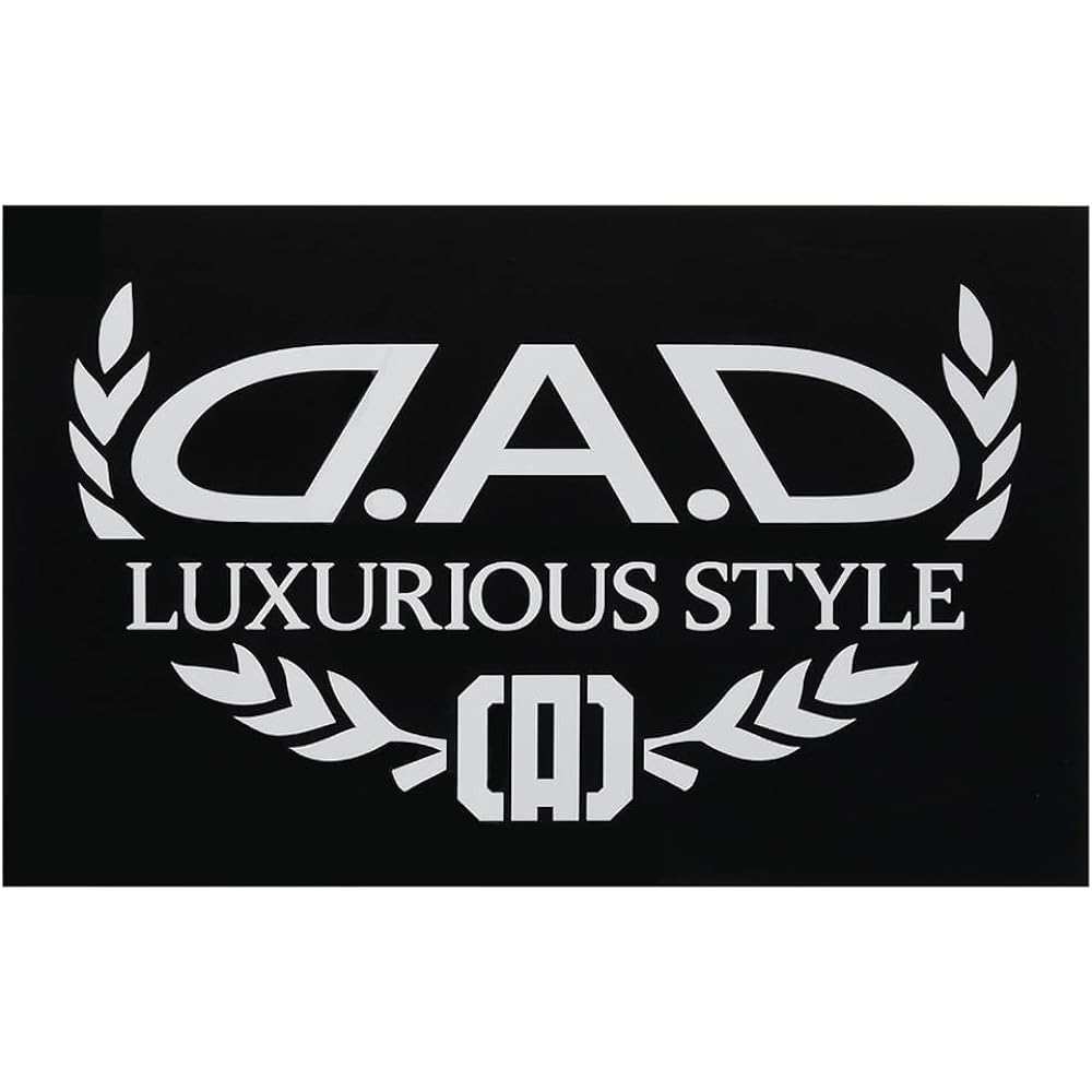 GARSON (Garson D.A.D) DAD Premium Sticker Size L White ST066-03