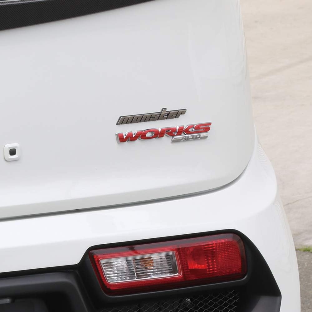 MONSTER SPORT Plated Emblem No Pin Large 150×20mm ZZZE47