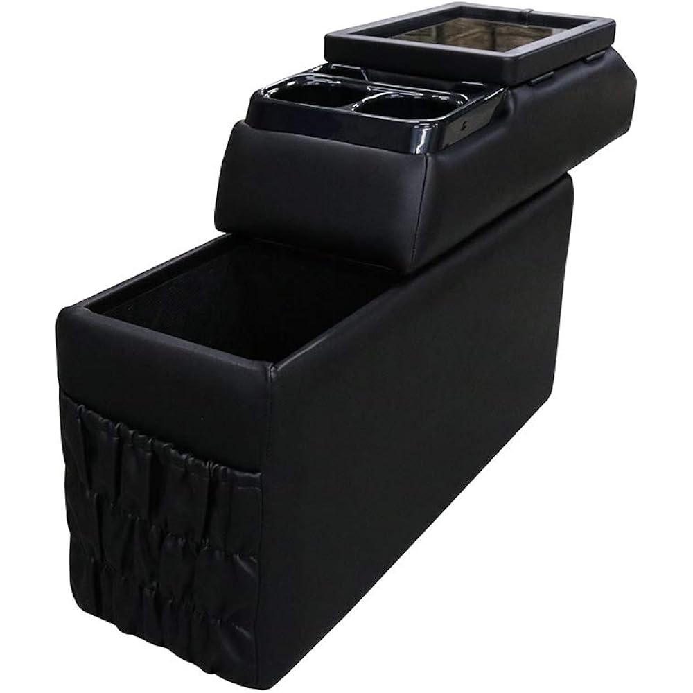 Ito Seisakusho Slide Console Walk-Through Vehicle Universal Type Black SL-1