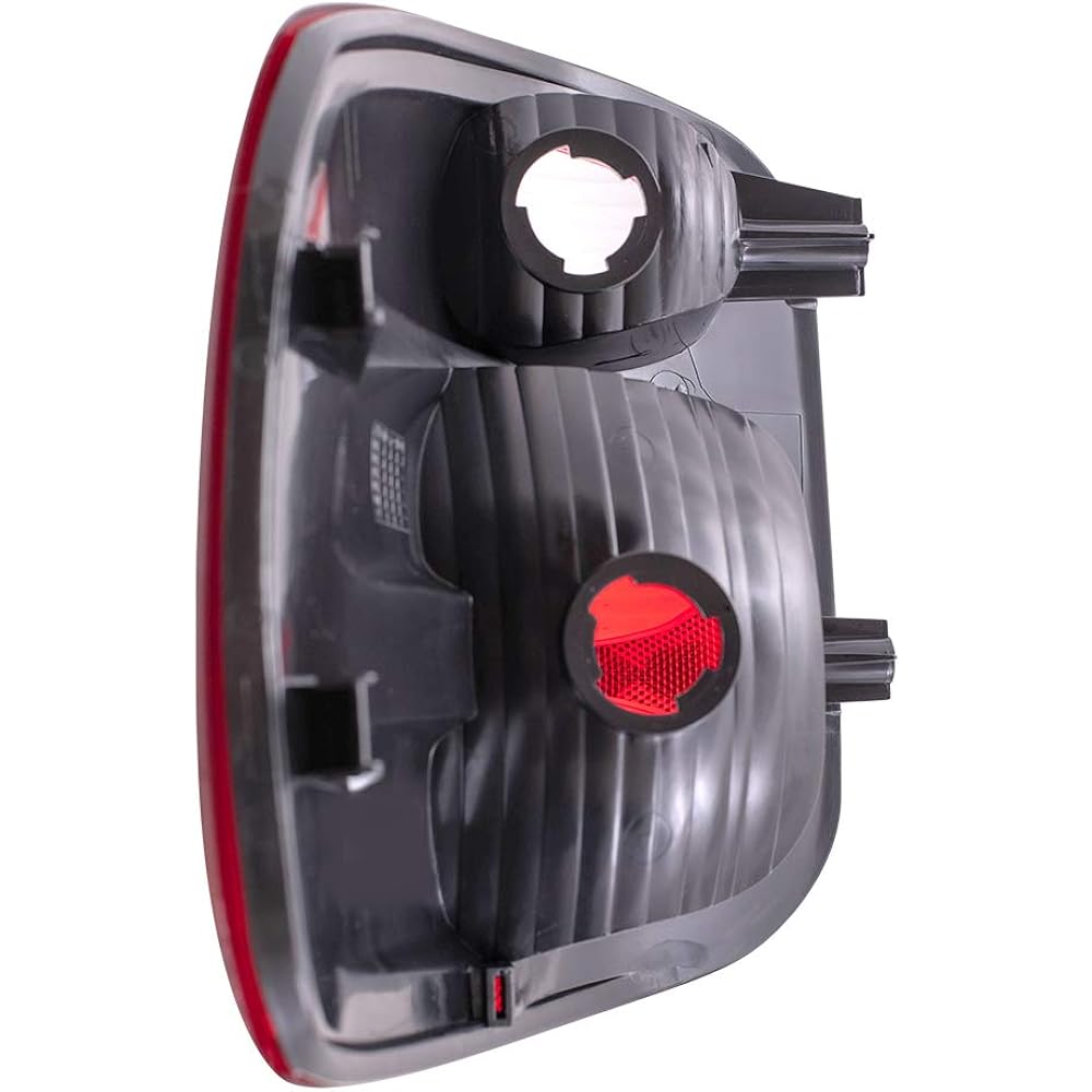 Driver and Passenger Taillights Tail Lamps with Red Lens Replacement for Ford Pickup Truck YL3Z13405AA YL3Z13404AA