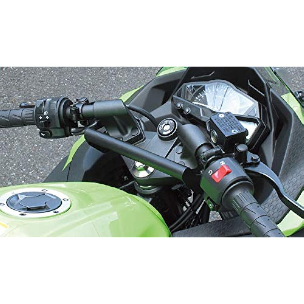 Kijima Bike Bike Parts Handle Mount Stay Ninja250 ('13-) Black KAWASAKI 204-067