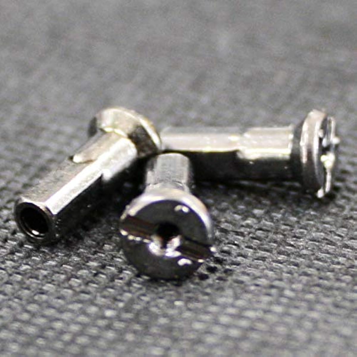 Star Spoke Brass Nipple Black (72 pieces) #15(15BR-BK)