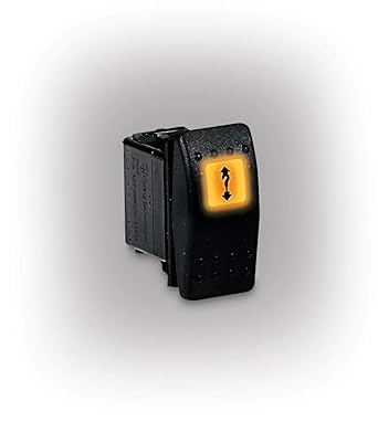 WARN 99897 Dash locker switch kit with light black