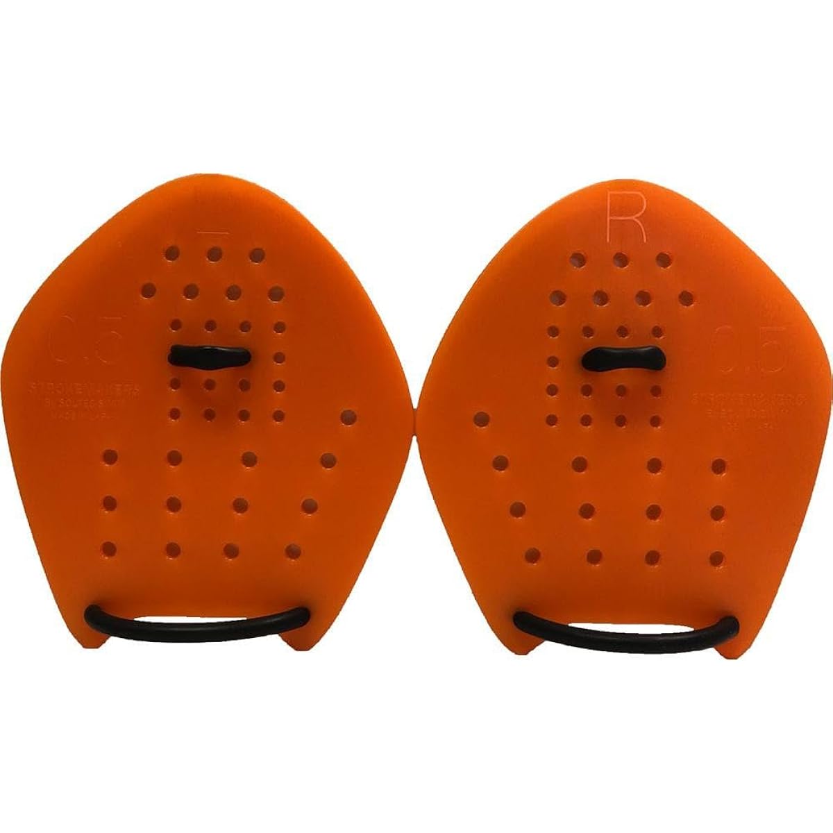 Strokemakers Swimming Paddle, Improved Quality, Upper/Junior High School Students, Made in Japan, Orange #0.5