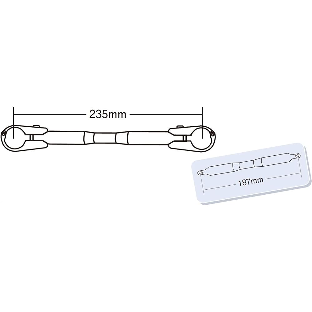 SHIFT UP Handle Brake Kit For Monkey 125 Normal Handle Red 270067-02