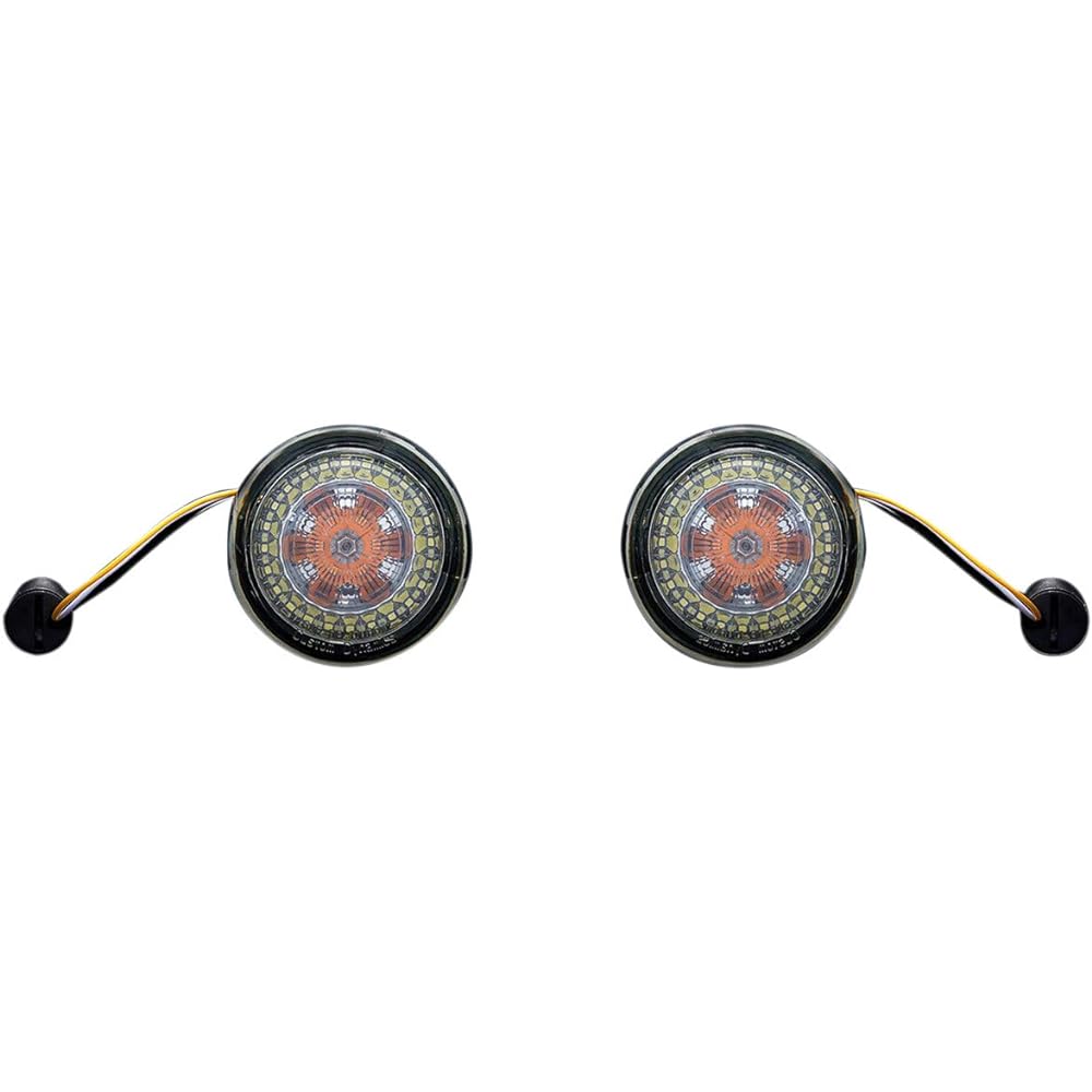 Custom Dynamics Probeam Amber/White Dynamic Ring Smoke Lens with PB-AW-1157