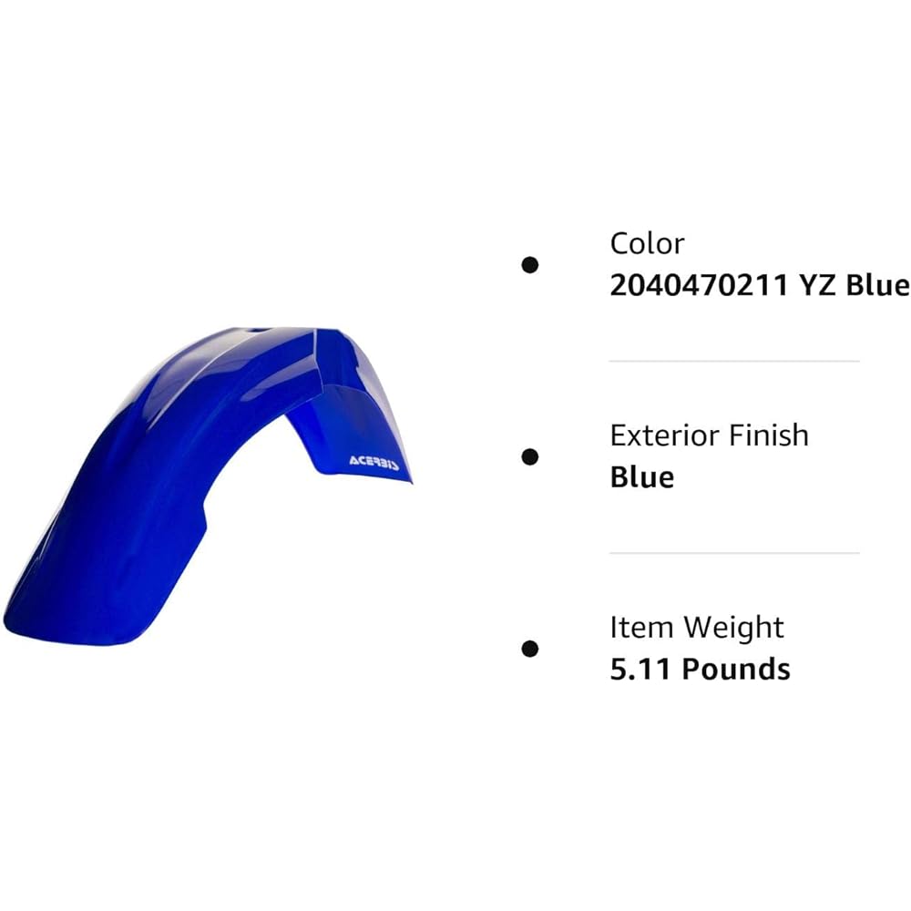 Acerbis 2040470211 Front fender (blue) 2040470211