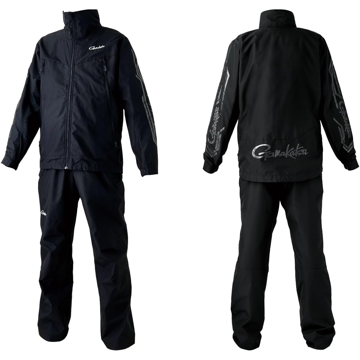 Gamakatsu G Windbreaker Suit GM3722 Black/Black M
