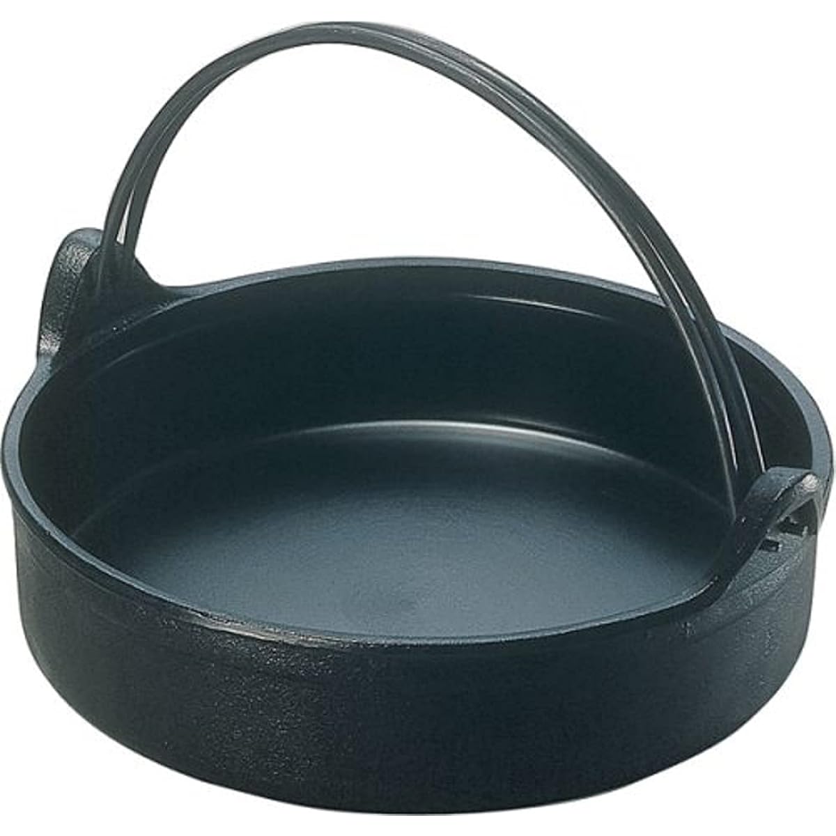 Oigen Casting Seieido Sukiyaki Pot with Crane 24cm CA-1 Cast Iron Japan QSK72001