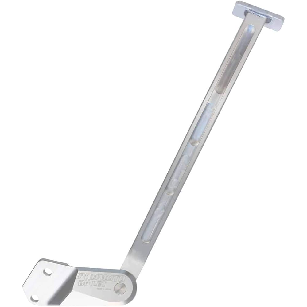 Pro Moto Billet PMB-01-4008 Silver Kick-IT Kick Stand