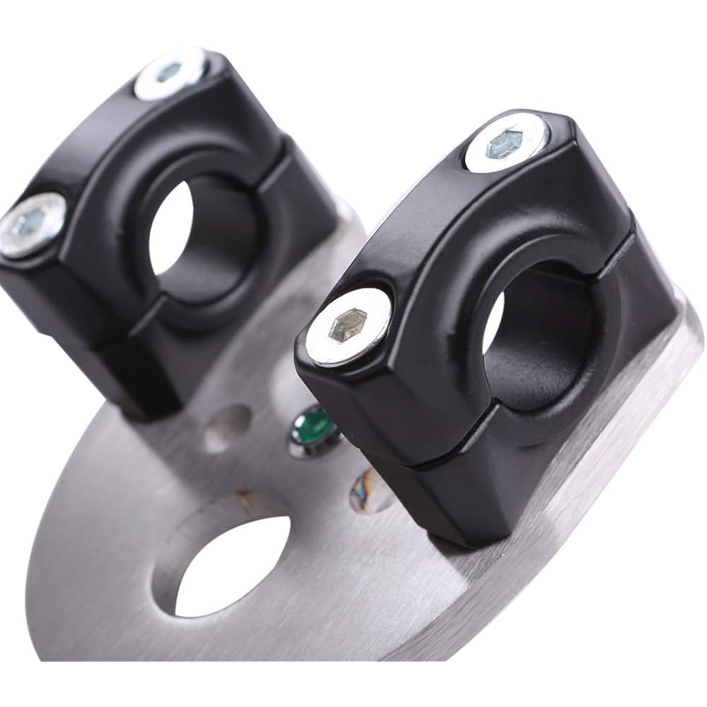 Honda Handle Post Bar Handle Kit General Purpose Product Super Cub C50 C70 C90 Little Cub etc. Custom Parts External Product (Black x Silver)