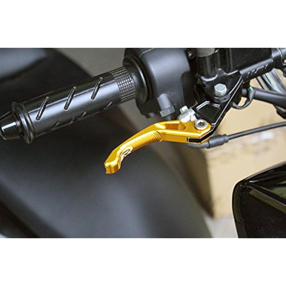 RIDEA 3D Short Knob Adjust Brake Lever Left and Right Set Lever Body: Blue SUZUKI GSX-S125 GSX-R125 RI0000286