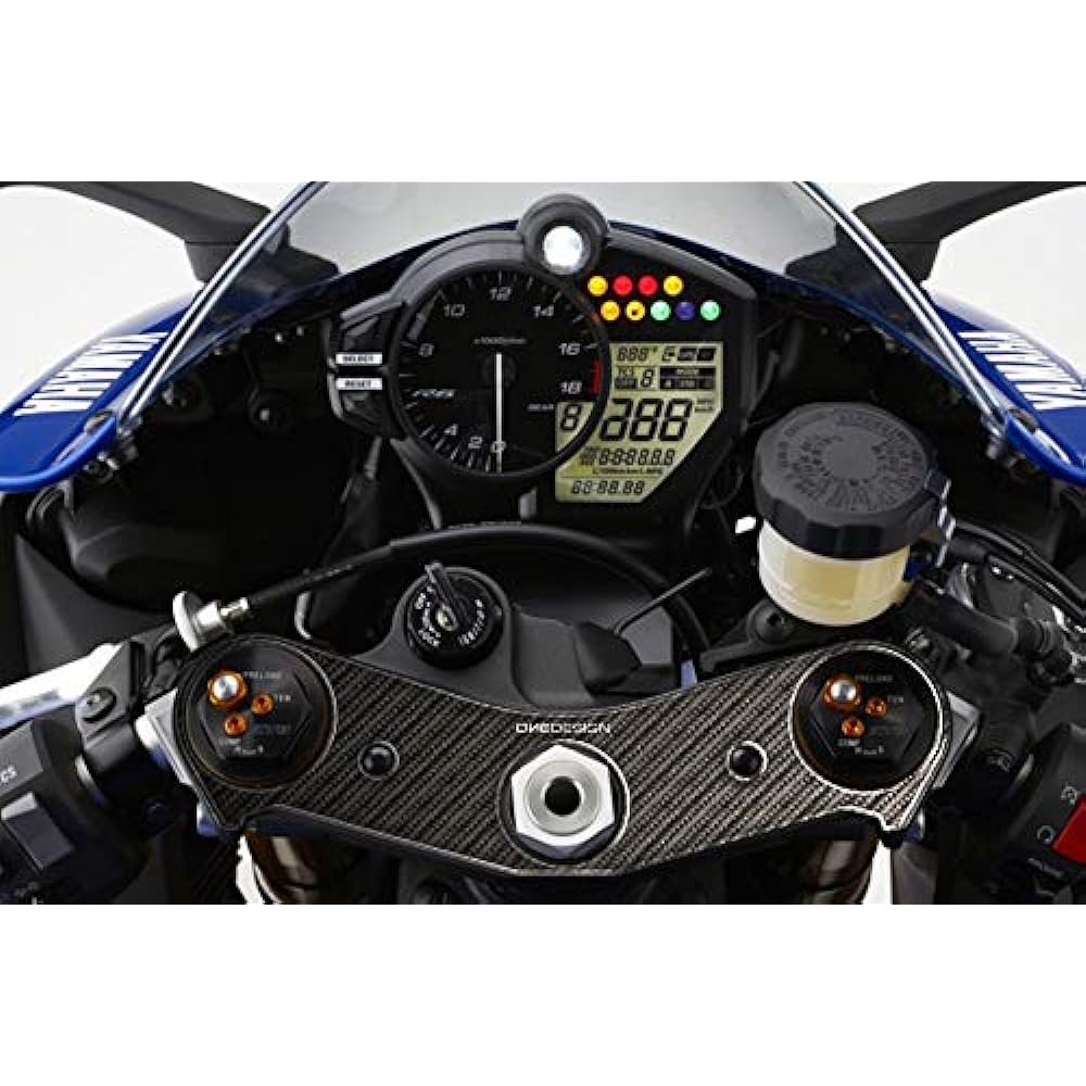 Print (Print) Top Bridge Sticker Carbon Pattern YZF-R6 (17-19)
