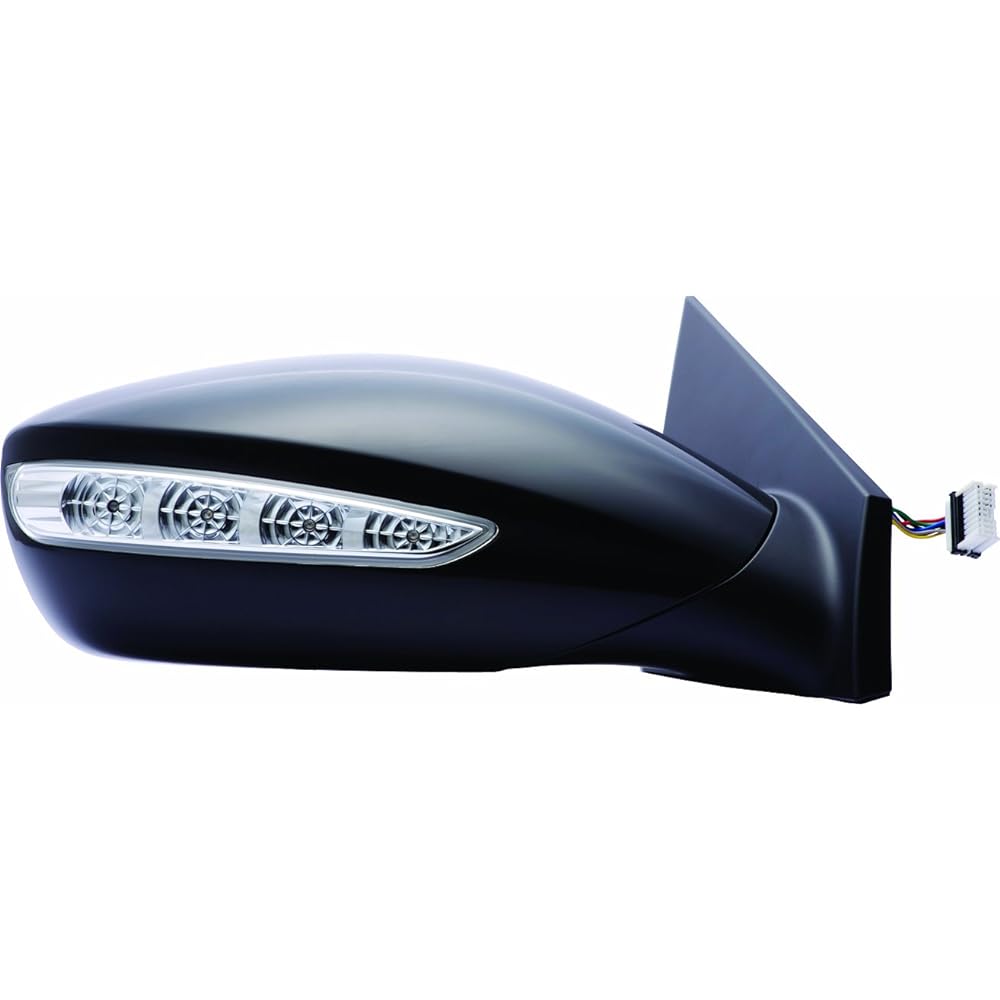 Fit System Driver Side Mirror Hyundai Sonata with Black PTM folding power supply