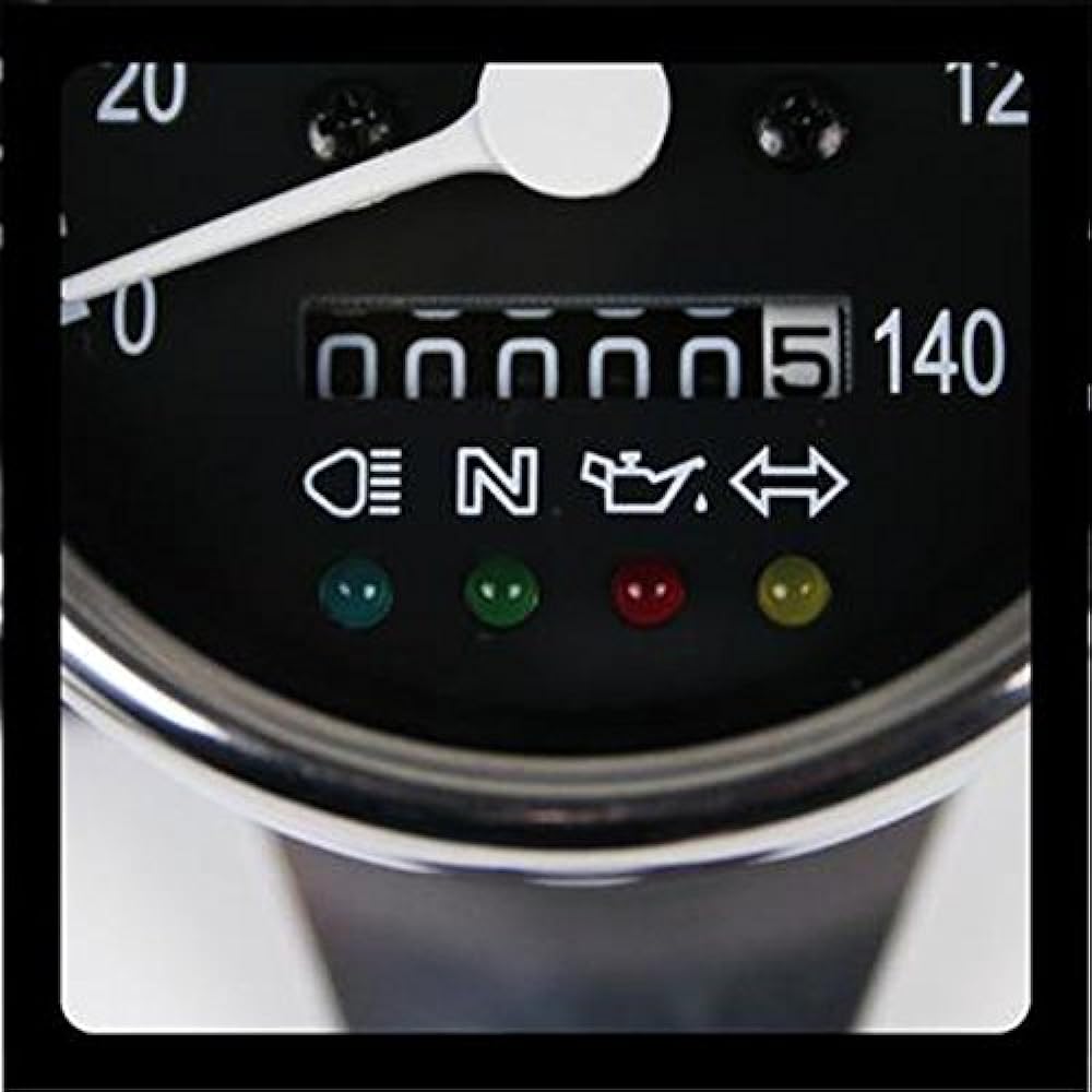 GOODS SR400/500 (Drum) G7-00065 Side Mount Meter Kit with φ60 Indicator Lamp