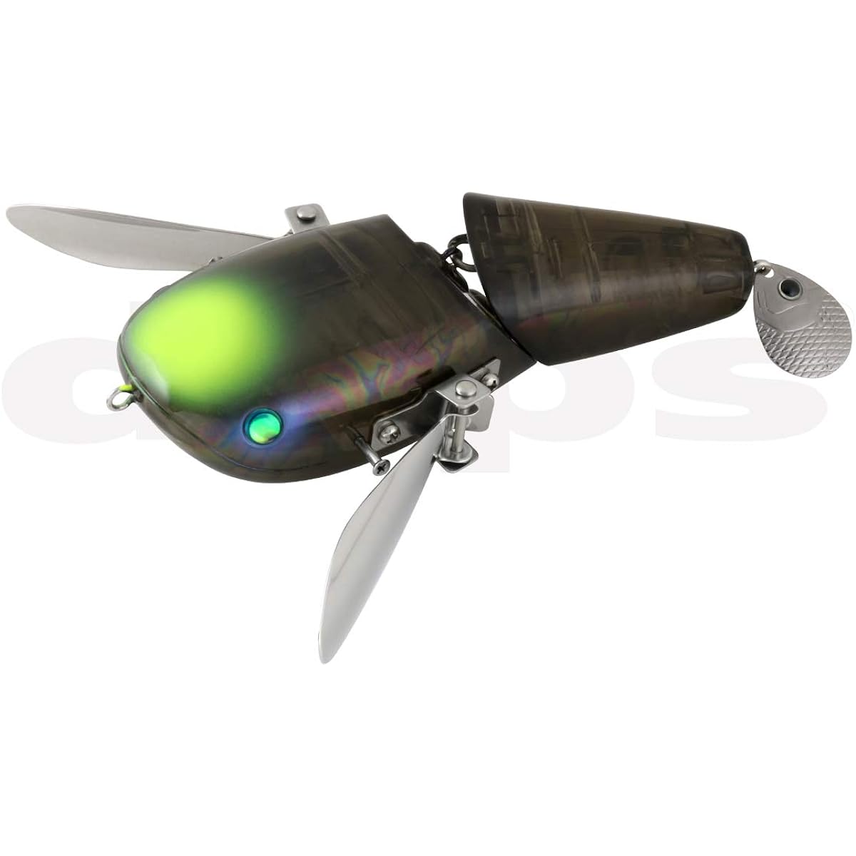 Depth Bass Lure NZ Crawler Jr. #10 Smoke Black
