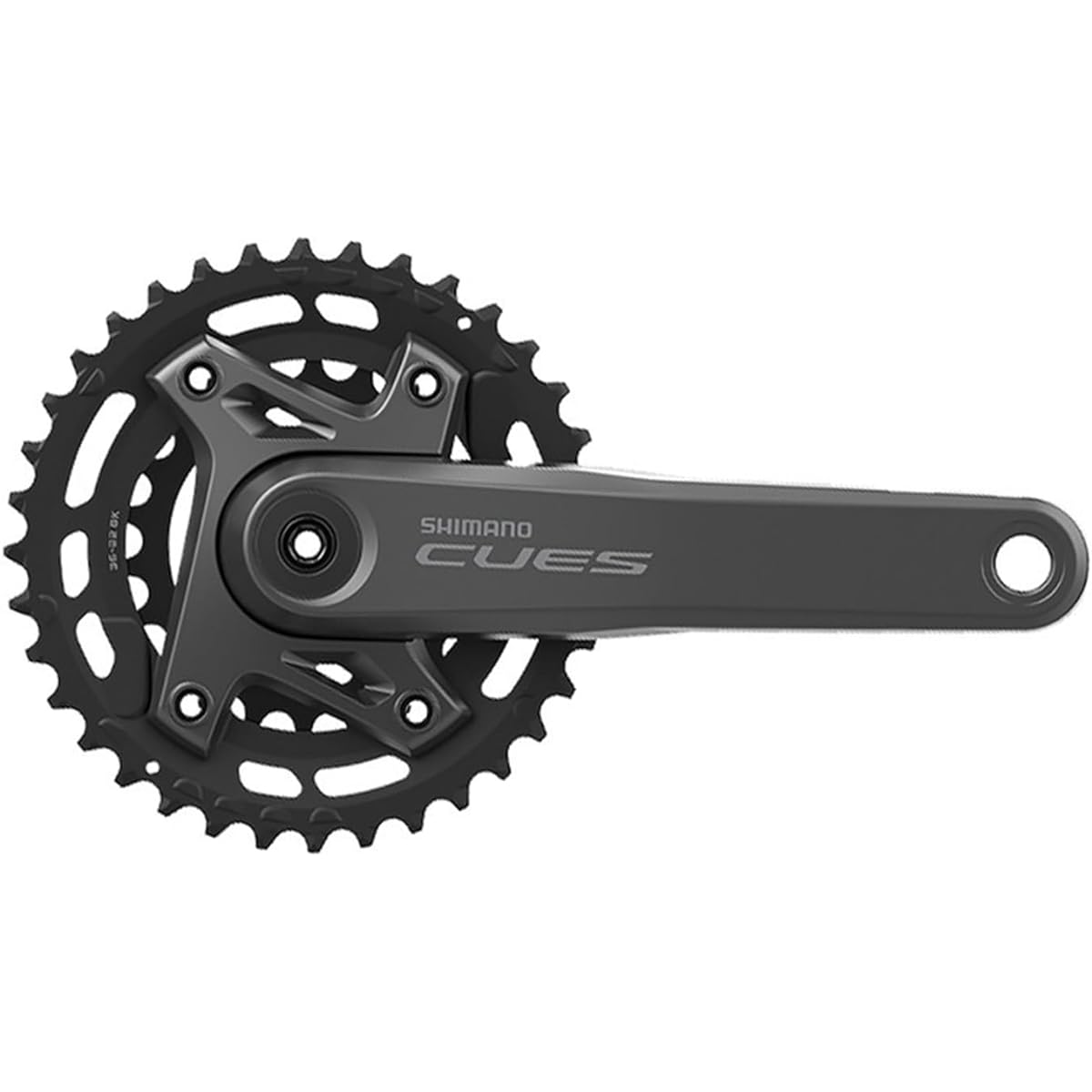 SHIMANO CUES Front Chainwheel FC-U6000-2 with Chain Guard Crank Length/170mm 46/30T 9/10S EFCU60002CX60C