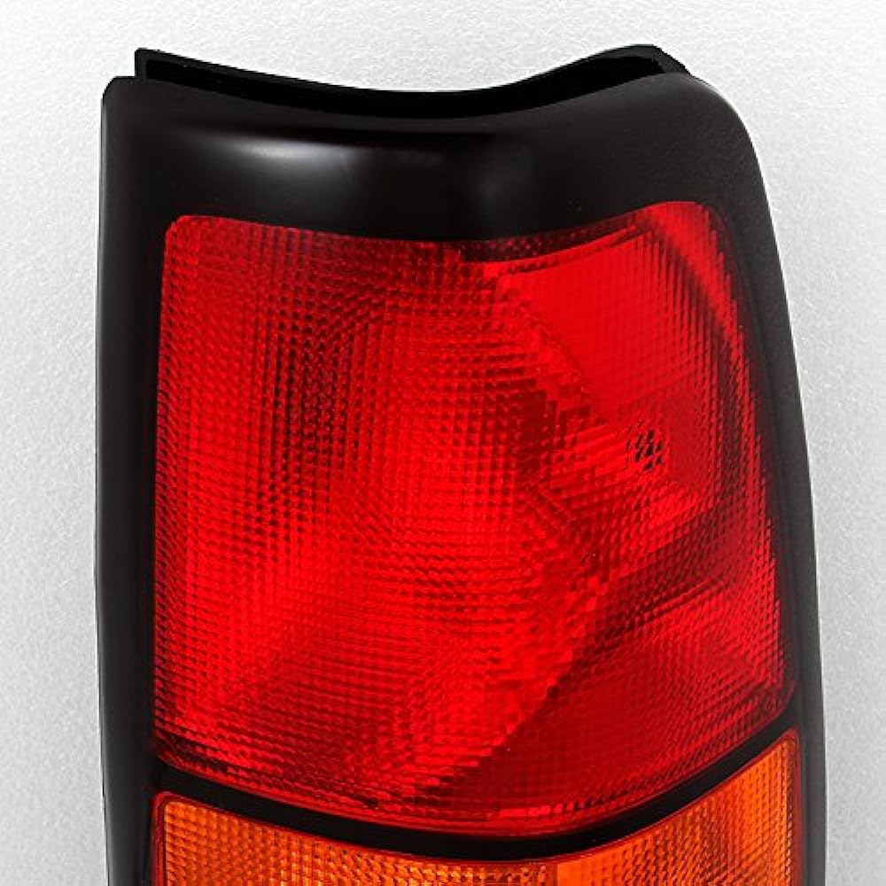 GMC Siera Pickup for Truck Red Clear Tail Light Brake Lamp replacement pair left and right