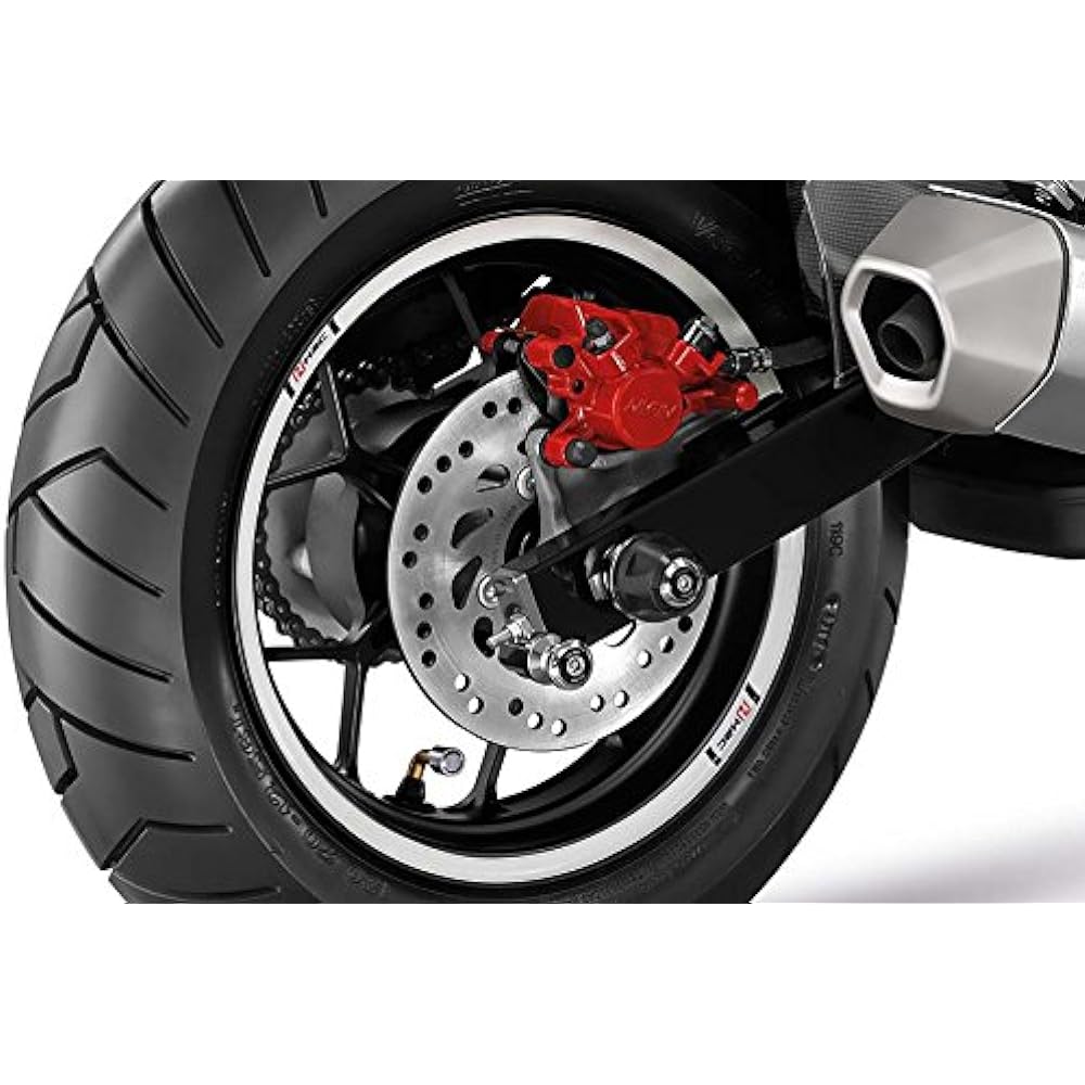 H2C Wheel Rim Sticker PVC Gold 12 inch GROM(16-17)/MSX125SF(16-17)
