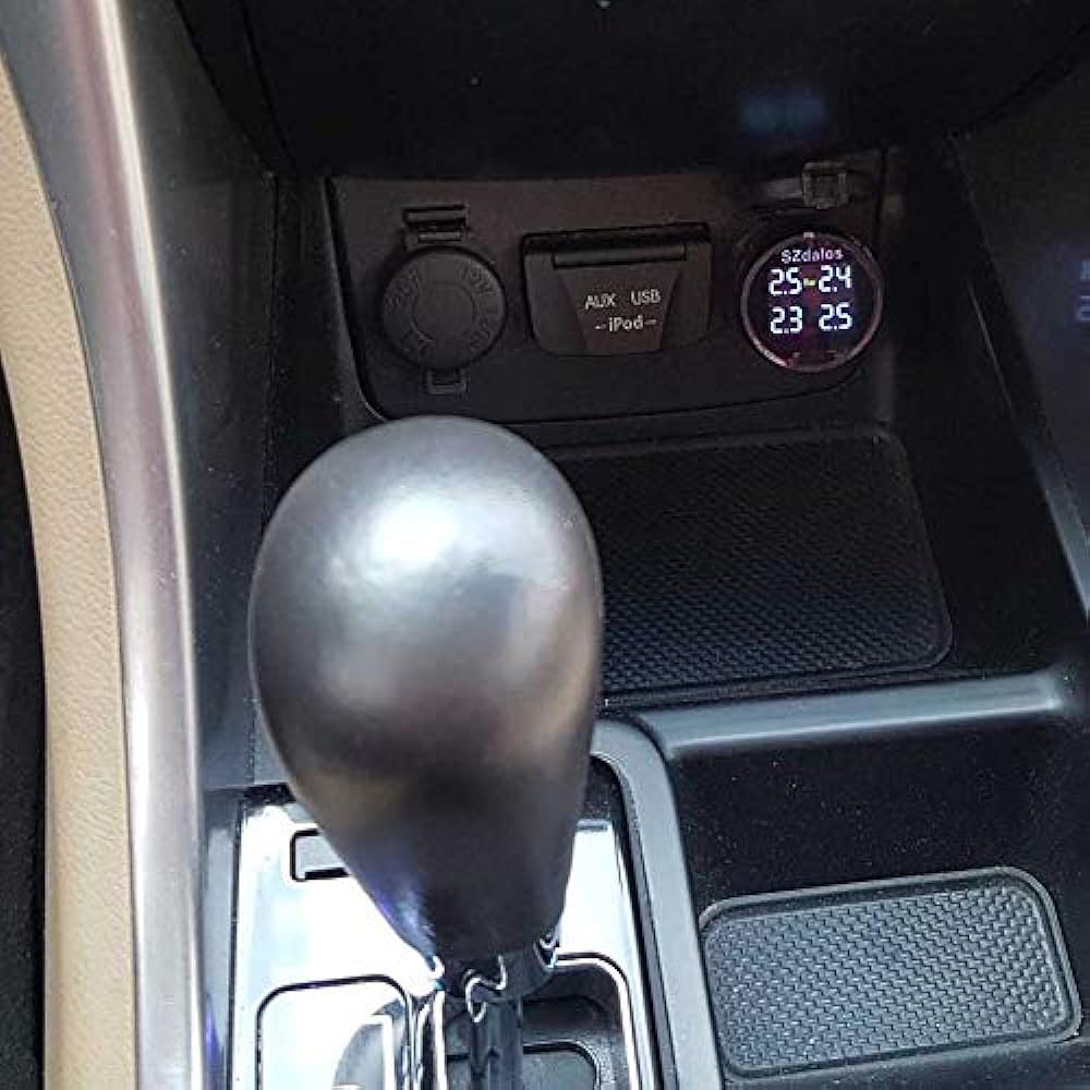 zmart SZDALOS TPMS Tire Safe TP200 LCD Wireless Tire Pressure Monitor System with USB Cigarette Charger External Sensor Car Wireless Monitoring System 4 Mini Sensors Cigarette Tire Pressure Monitoring