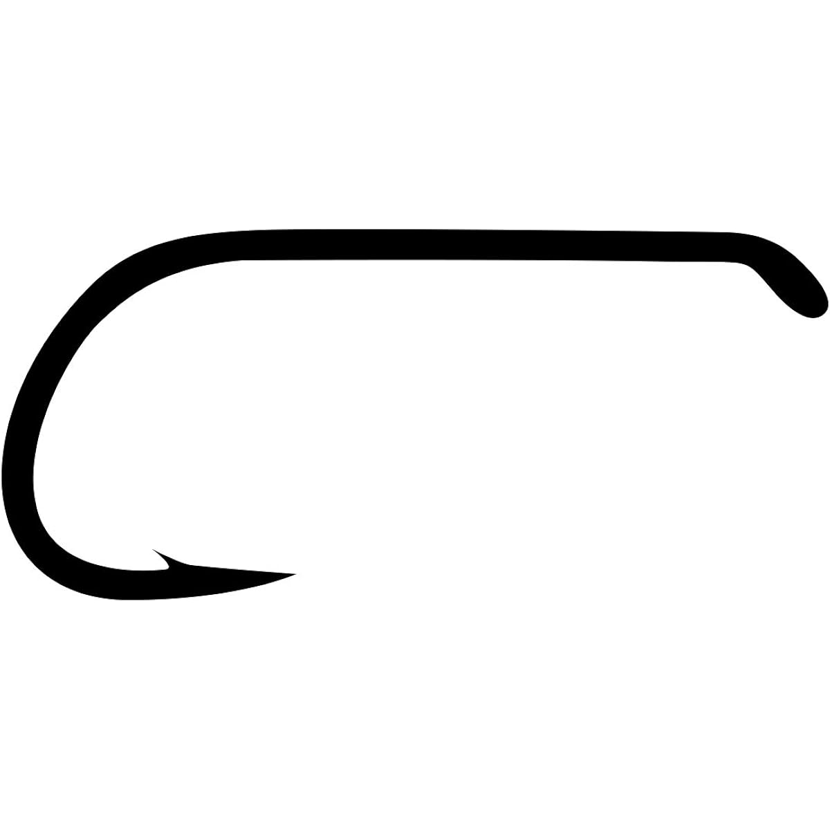 TIEMCO Fly Hook Q100 TMC102Y No. 9 Carbon Black