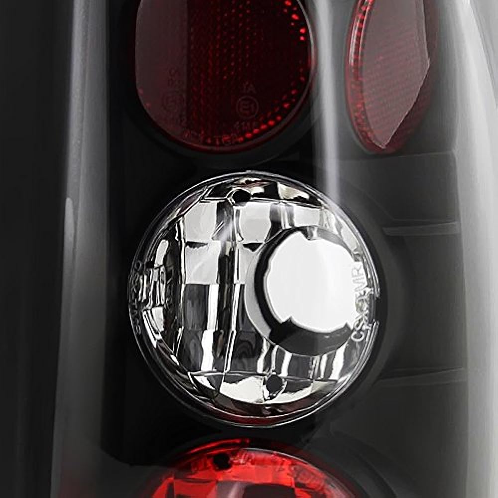 SPEC-D TUNING LT-DAK97JM-TM DODGE DAKOTA R/T Pickup Track Black Tail Light