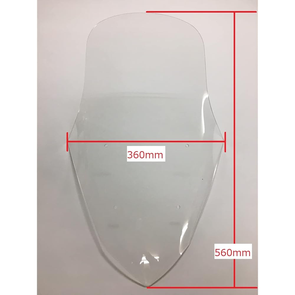 NMAX Long Screen (8BJ-SEG6J/E32TE '2021~) Windshield Windshield YAMAHA Yamaha Clear Alcanhands (ALCANHANDS)