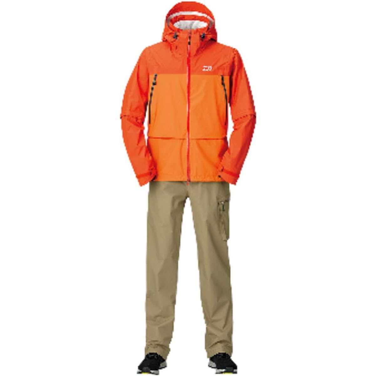 DAIWA Rain Wear Rain Max (R) Detachable Rain Suit Carrot Orange XL DR-30009