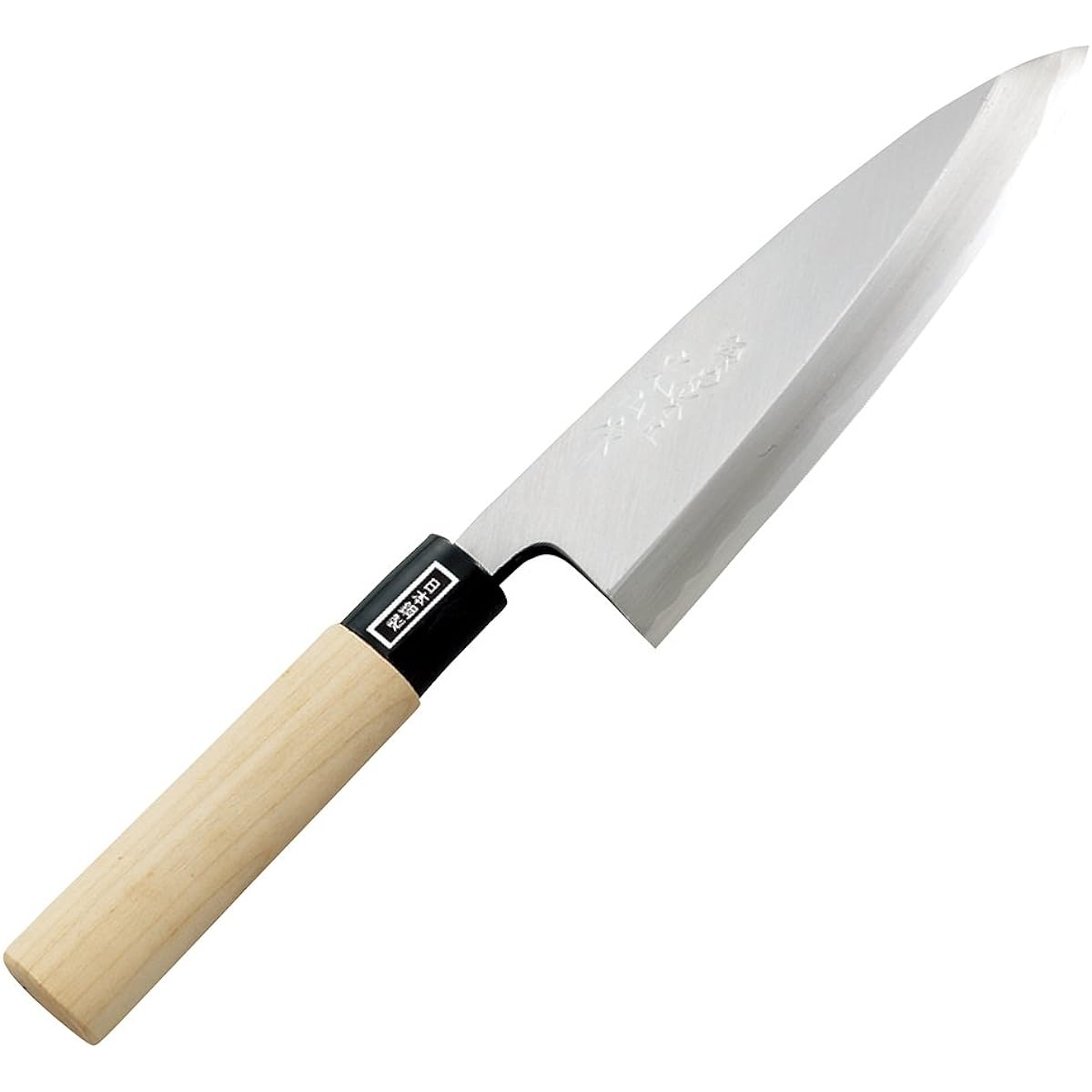 Hounen Kihan Made by Mitsuyama Yasugi Steel Kasumiken Deba Knife HT-6723