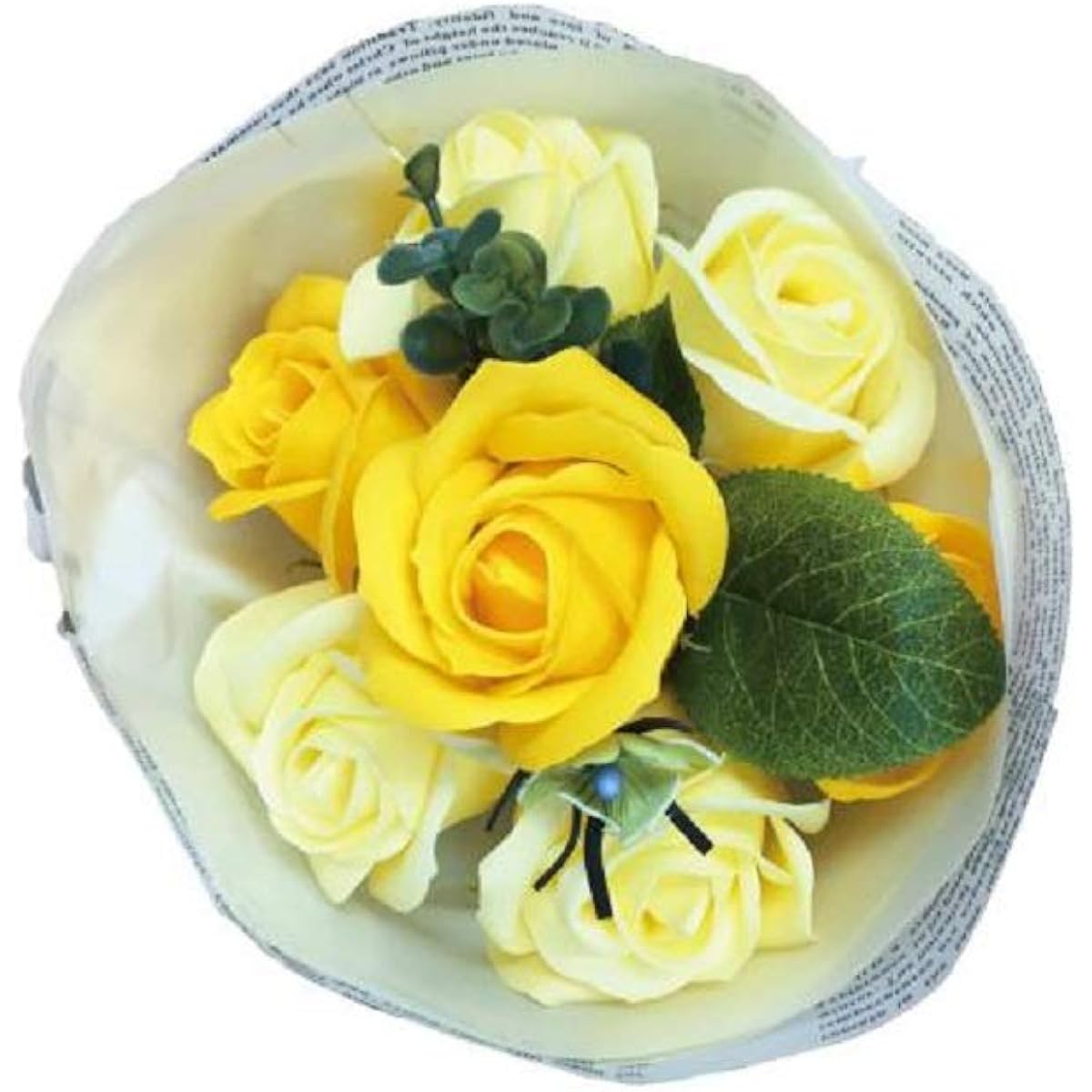 Millennium Art Flower Decoration Yellow Size: Diameter approx. 15x Height approx. 21cm FDBX79Y