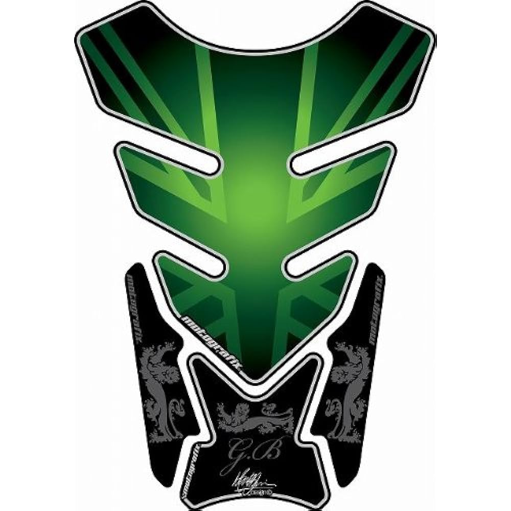 MOTOGRAFIX Tank Pad STREET QUADPAD Union Jack/Silver MT-ST087KS