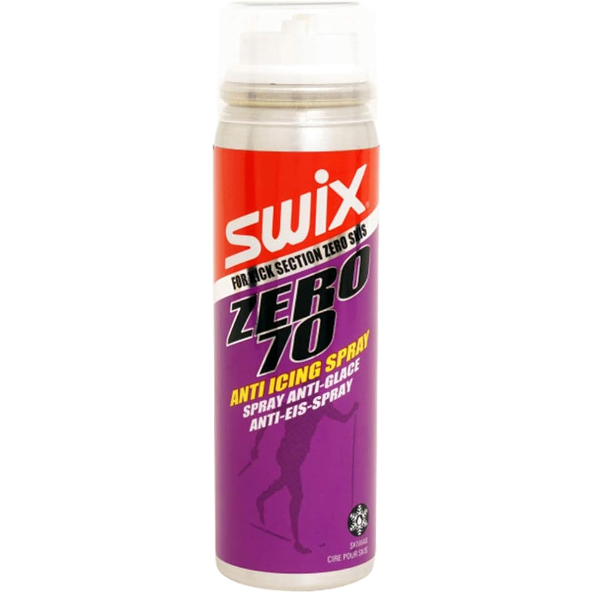 SWIX Ski Wax Tune-up Supplies Zero Spray 70ml N6C Black