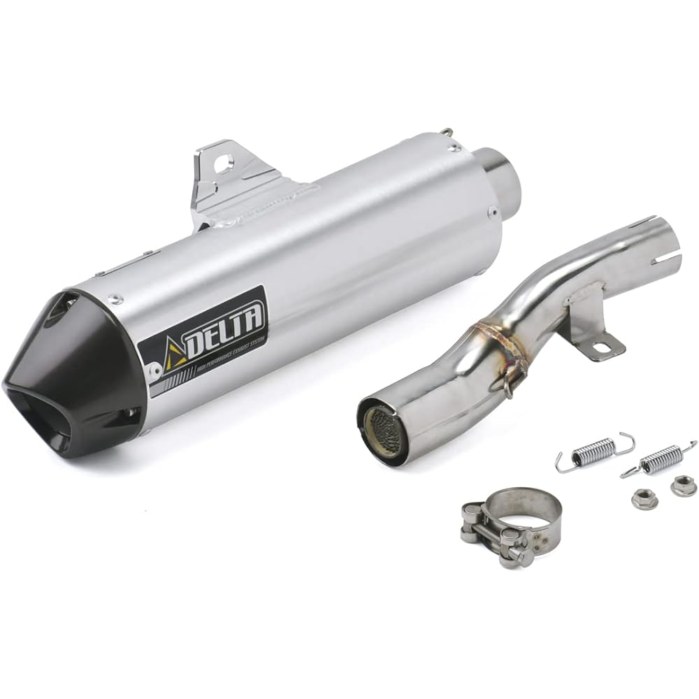 DELTA slip-on muffler BARREL4-S JMCA government certification SEROW250 (18-20)
