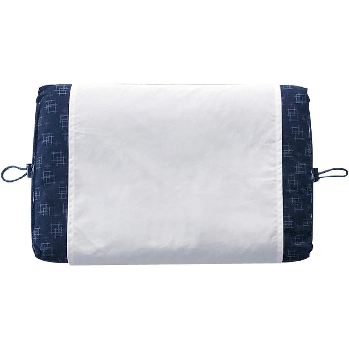 Kitamura Pillow Showa Retro Pillow KM09 (Navy Blue, Natural Pipe)