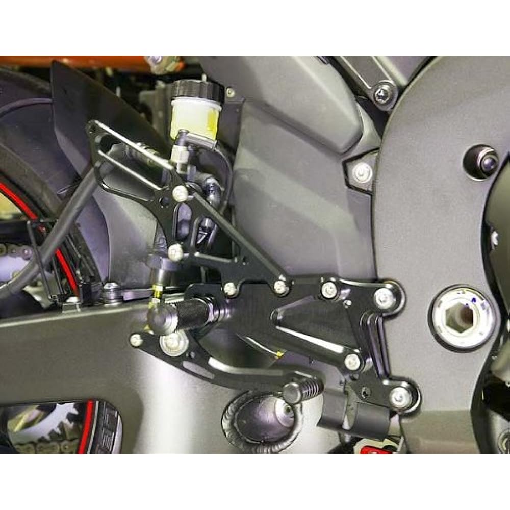 BABY FACE Back Step 16 Positions Forward/Reverse Changeable Aluminum Silver YZF-R1(07-08) 002-Y012SVb