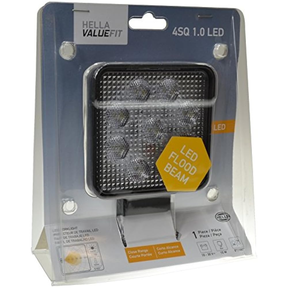 Hella 357103002 VALUEFIT 4 Square 1.0 LED Close range worklight