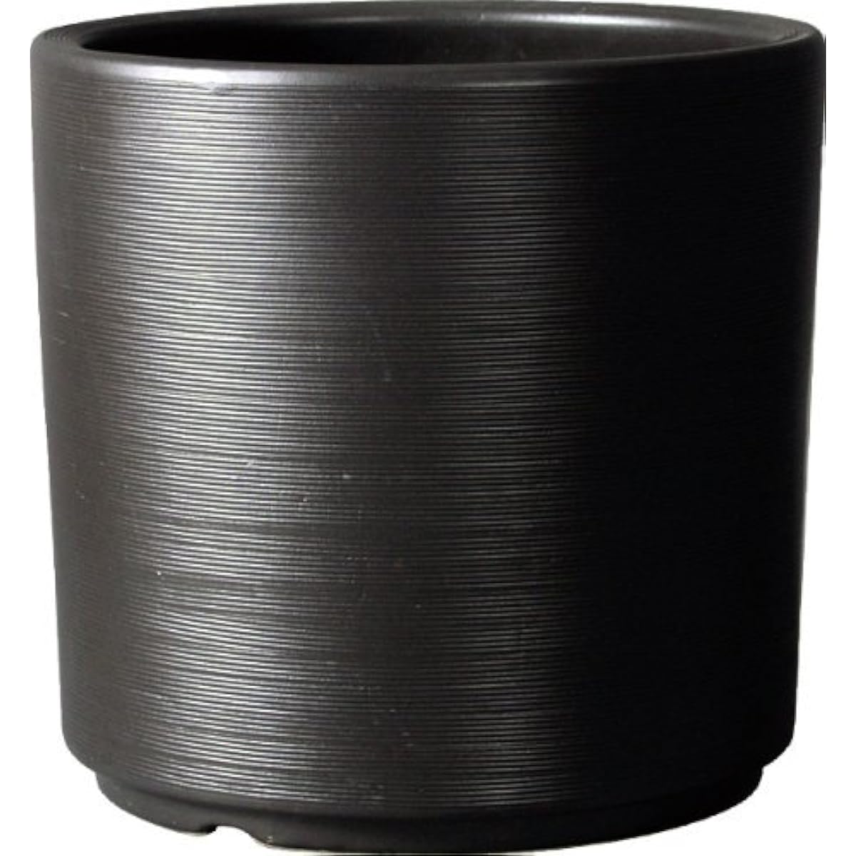 Plus Garden Flowerpot Cover for Column Planter No. 10, Φ430mm, No Bottom Hole, Black, Shigaraki Ware 409-02