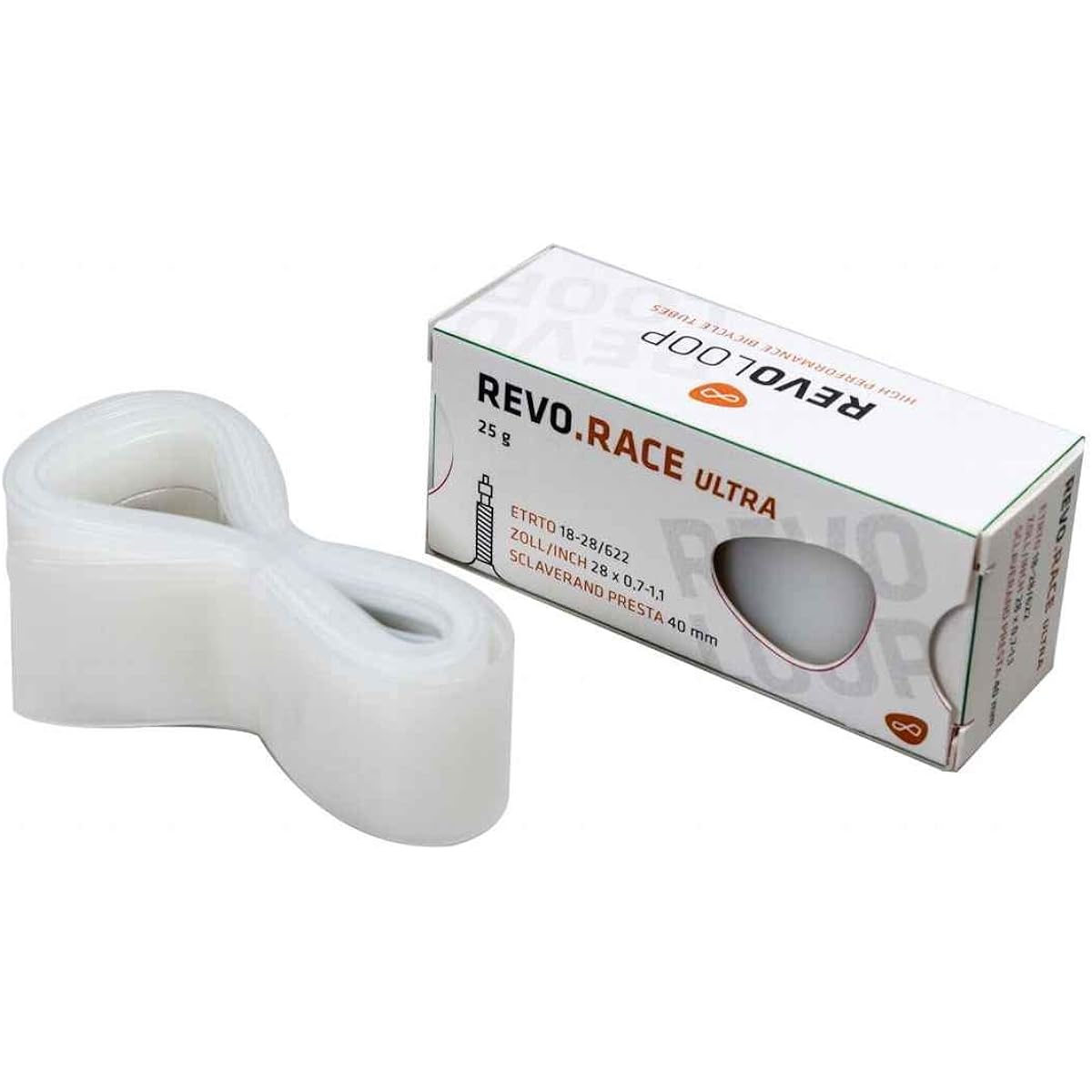 REVOLOOP REVOLOOP RACE Tube 28"x 0.7-1.1" (700 x 18-28c) 40mm Valve White
