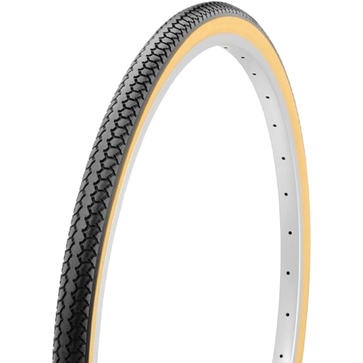 Shinko 26 inch bicycle tire DEMING L/L 26×1 3/8 Black/Beige W/O SR078 65019