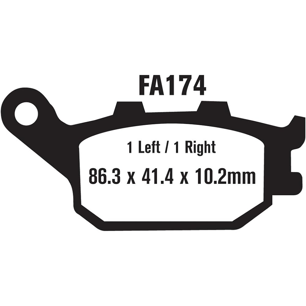 EBC brake EBPCK1008 COMPLETE DOUBLE-H Sit Brake Pad Change Kit