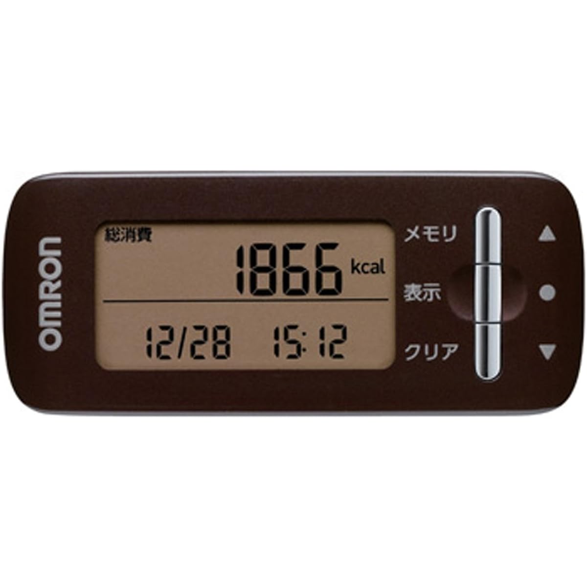 OMRON Activity Meter Calorie Scan Brown HJA-306-BW
