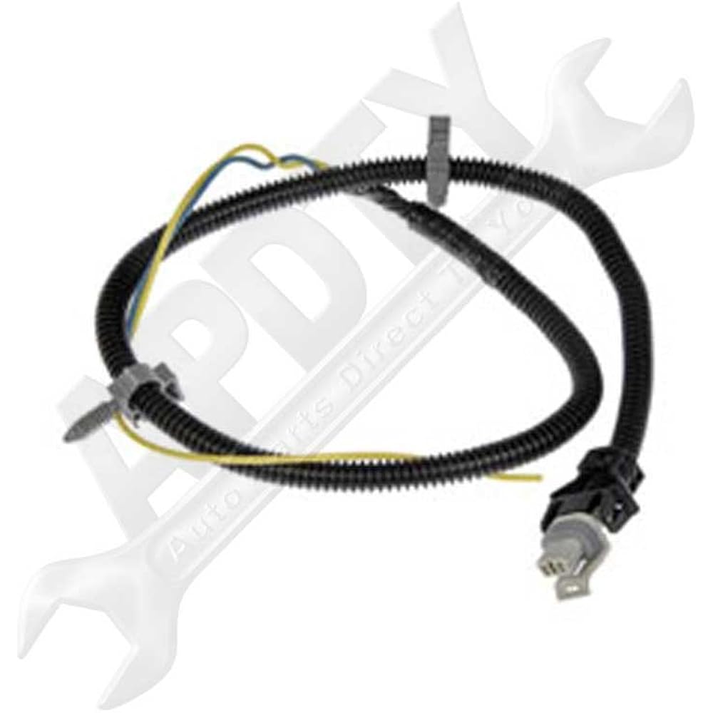 APDTY 081119 ABS Anti -Lock Brake Wheel Speed Sensor Wire Harness fits on the left (see the compatibility chart; the driver's seat side; replacement 12167654, 19177102)