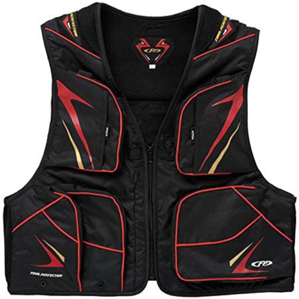 X'SELL Ayu Vest Black x Red FP-5180 LL