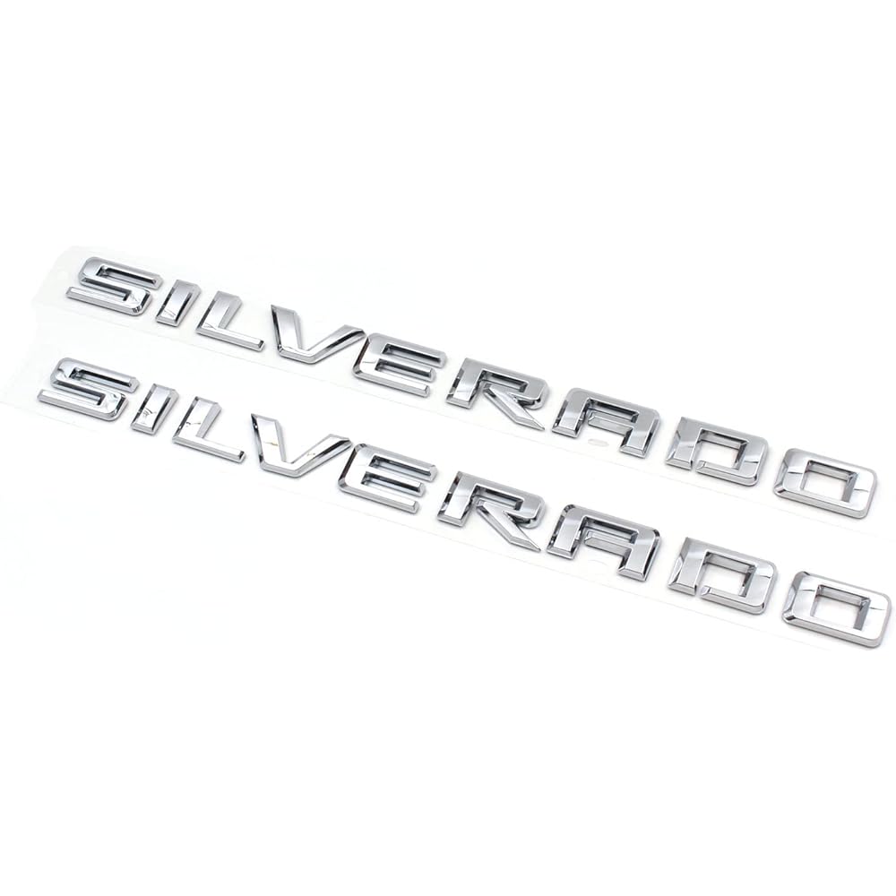 MNNNERYSS 4 Peace 2019-2022 Chrome Silverado Custom Tail Gate Emblem 84300956 (Crom)