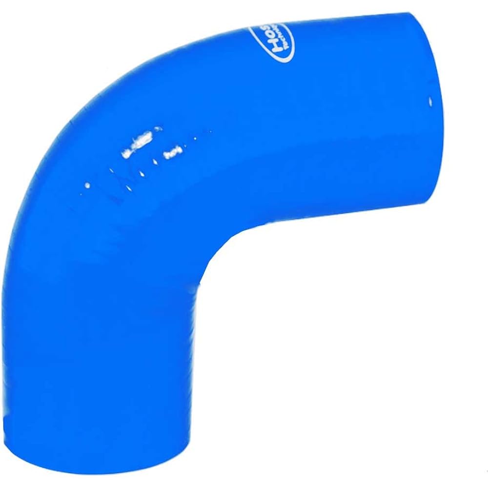Silicone hose 90° bend (inner diameter: 60mm color: sky blue) 56.238-437-SB